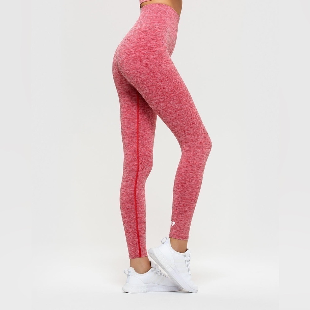 NWT Women's Best Move Seamless Leggings in Red Marl Heathered Size Medium - Picture 3 of 14